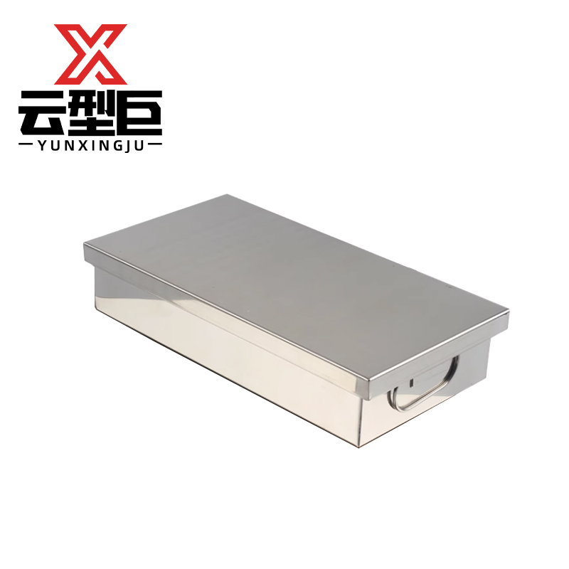 云型巨 托盘 不锈钢托盘长方形盘子家用方盘 不锈钢 单位:个高清大图