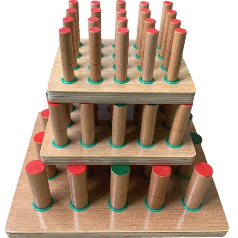 长方形套柱木插板中风偏瘫手部康复训练器材手指精细手眼协调抓握恢复