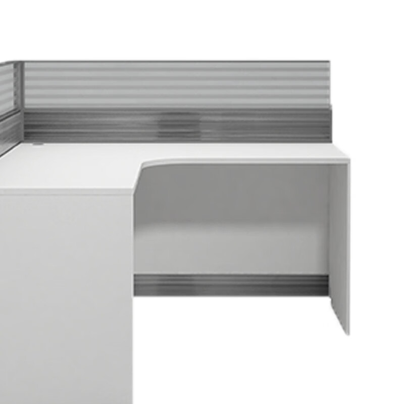 [企诺]屏风工位 QND2BYP-L1414W 1430×1430×1100mm 人造板 组高清大图