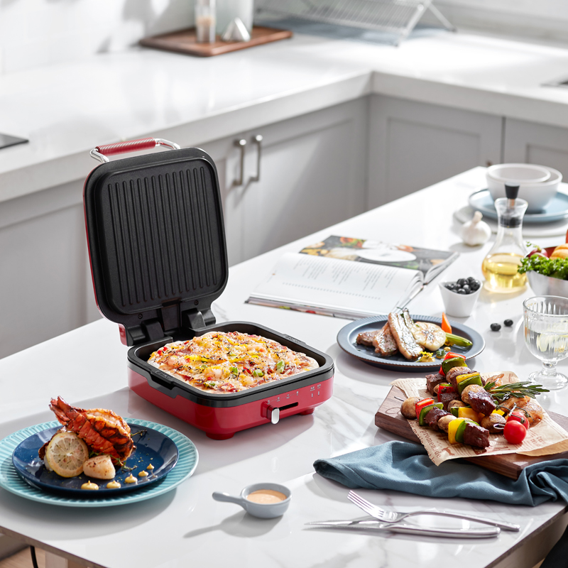 摩飞电器(MORPHY RICHARDS)电饼铛 MR8600红色高清大图