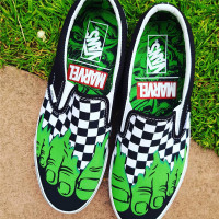 VANS X MARVEL【美国直邮】漫威联名款复仇者联盟 死侍 绿巨人男女板鞋