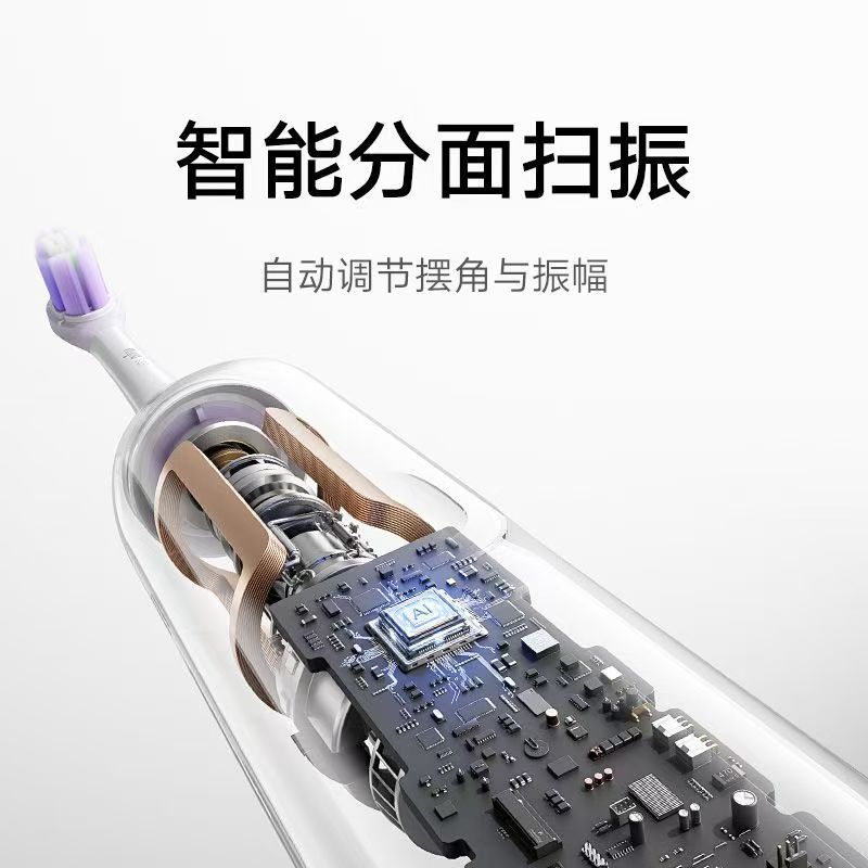 小米米家声波扫振电动牙刷Pro白金礼盒情侣男女朋友学生节日礼物高清大图