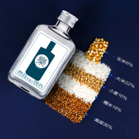 [非物质文化遗产工艺]小乐酒52度纯粮食白酒100ml 青小乐浓香型白酒送礼酒
