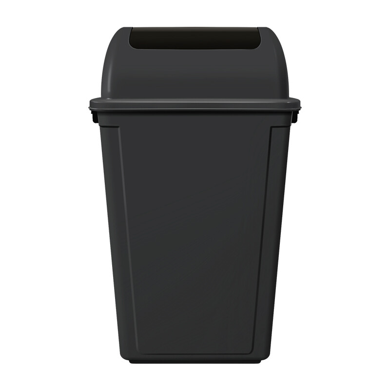 科力邦(Kelibang)KB1057OW-20L 户外垃圾桶 大号分类弹盖市政环卫商用物业翻盖灰黑 其他垃圾 1个高清大图