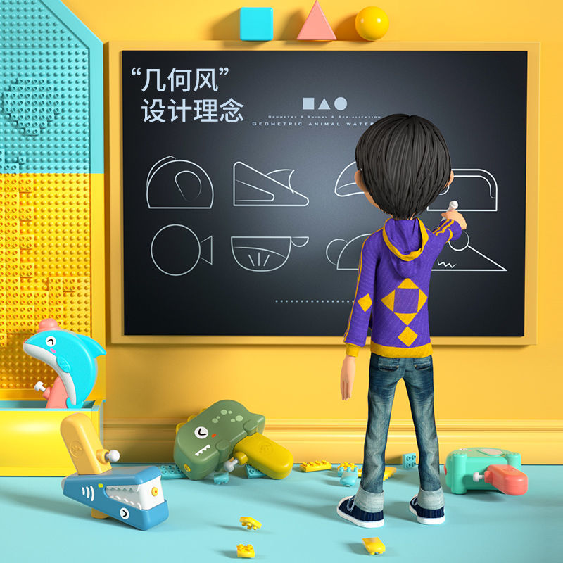 大容量迷你小号喷水枪儿童水枪宝宝小孩戏水呲水玩具男孩女孩滋水高清大图