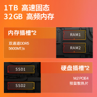 惠普(HP)暗影精灵11高性能游戏笔记本电脑(14代i9-14900HX RTX5060 32G 1TBSSD QHD240Hz 四分区键盘)16-am0003TX
