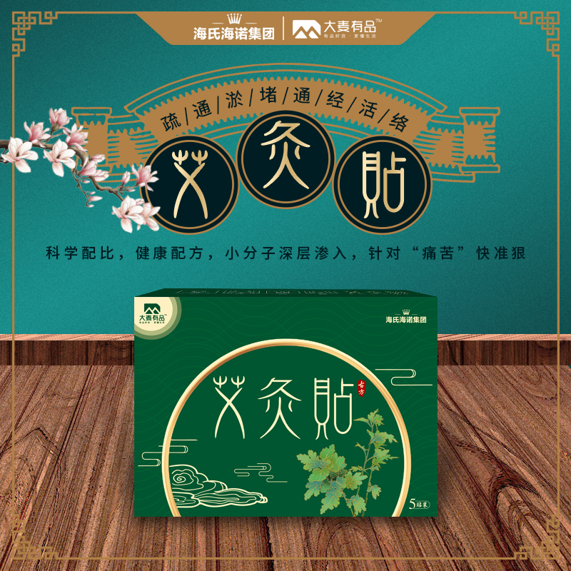 海氏海诺 艾灸贴暖身贴5袋/盒*3盒*