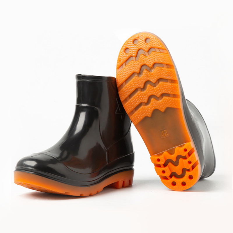 凯圣蓝 KSL-Q512 防滑防水雨鞋 黑色 均码高清大图