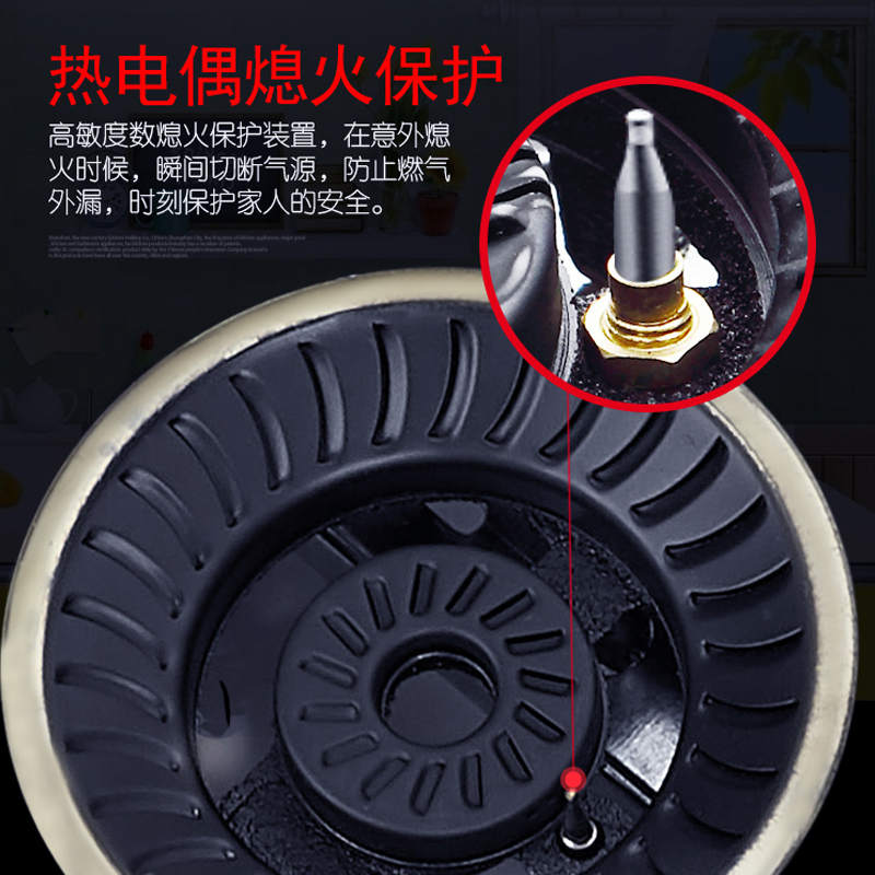 巧妙(QIAOMIAO) 煤气灶双灶 燃气灶天然气台式天然气不锈钢灶具 炉子灶台 T322:天然气自行安装高清大图