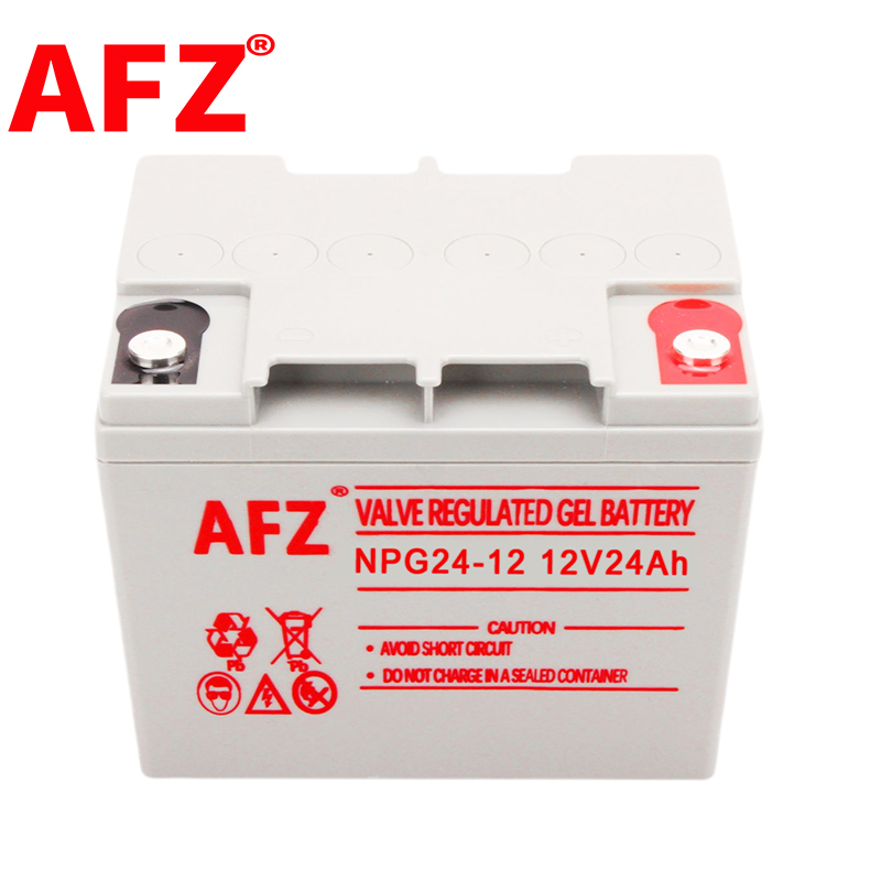 AFZ铅酸太阳能蓄电池12V24AH电瓶直流屏照明音响UPS电源NPG24-12高清大图