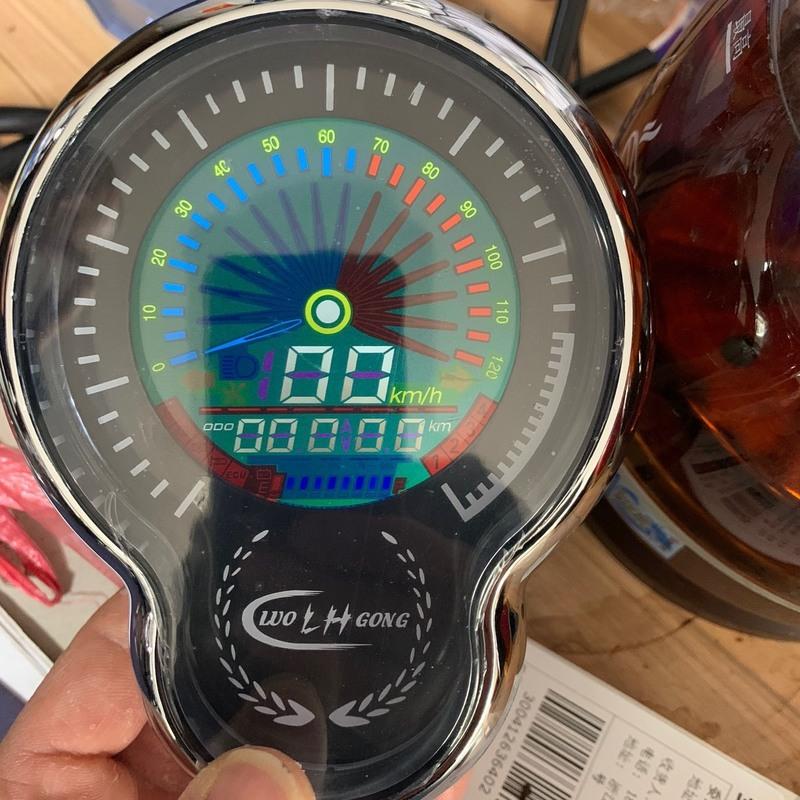 小龟王电动车码表夜晶仪表龟5五码表里程表72v-120v液晶仪表 款式1