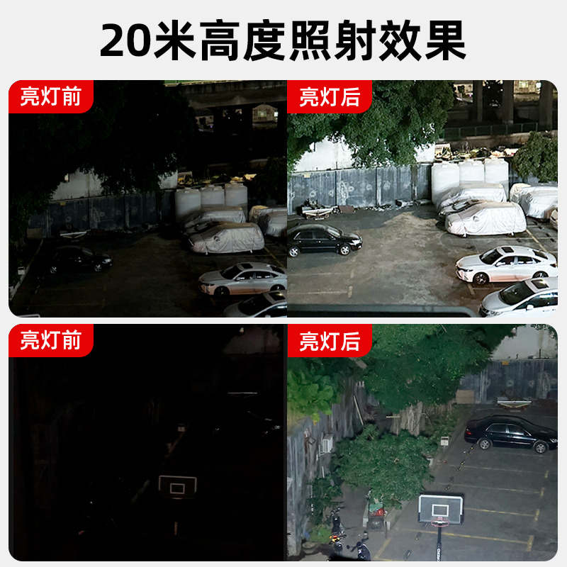 LED射灯户外照明灯庭院工厂1572灯投光灯室外防水工程路灯探照灯高清大图