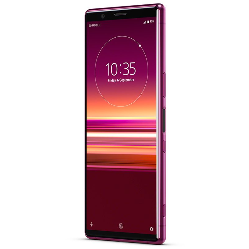 sony索尼手机xperia5三摄拍照录影4g游戏骁龙855双卡双待智能手机酒红