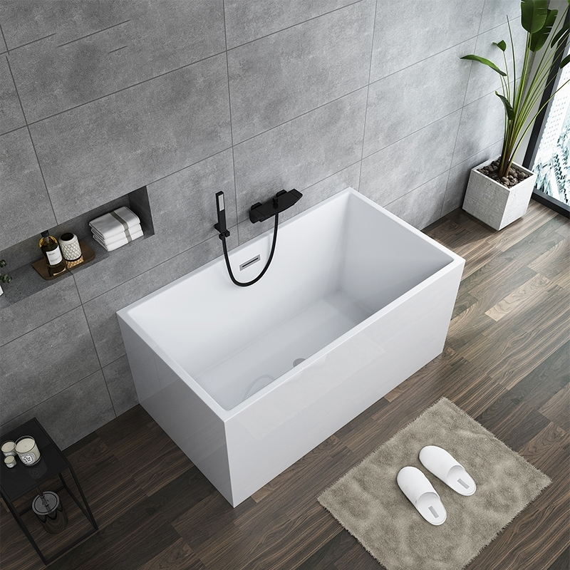 浴缸家用成人式亚克力阿斯卡利浴池小户型迷你1米18米日式浴盆