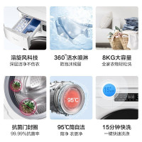 美的 （Midea）滚筒洗衣机全自动 洗烘一体机 10公斤变频直驱 高端空气洗 新风祛味