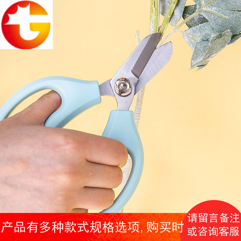花艺剪园艺剪刀宽头家用花剪刀刃锋利园林花材加厚短刃鲜花插花道剪