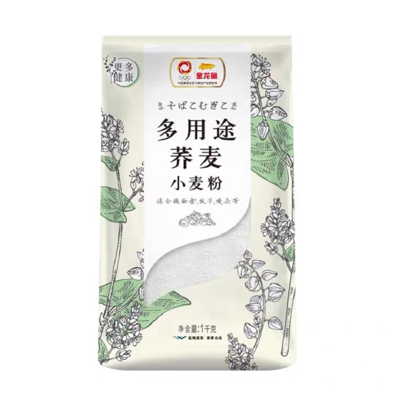 金龙鱼荞麦小麦粉1kg 面粉加粗粮 方便更健康 荞麦粉