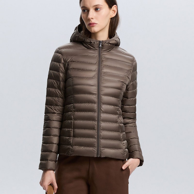 JOTT 女士羽绒服冬季连帽基础款高清大图