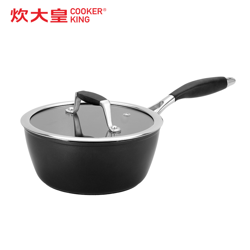 炊大皇(COOKER KING)奶锅 NG18DY 不粘奶锅 宝宝辅食锅泡面健康奶锅宿舍神器18CM