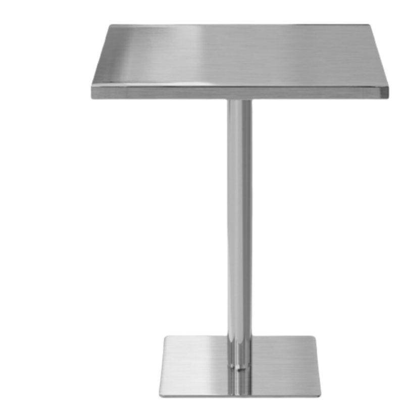 铭思达餐桌不锈钢方桌张高清大图