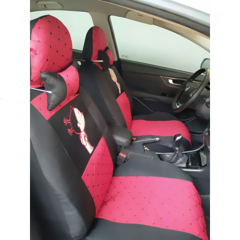 定做汽车座套棉布专车定做坐套纯棉全包布艺新款乐风福克斯嘉年华