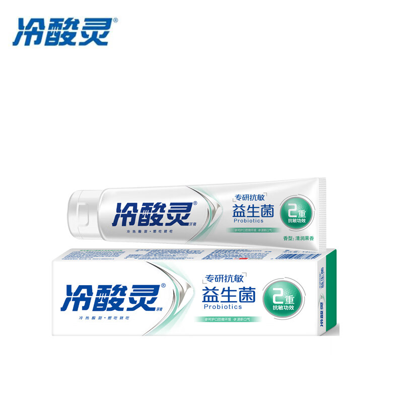 冷酸灵冷酸灵专研抗敏多效护理牙膏套装组合 专研牙线棒100支(袋装)高清大图