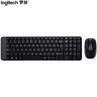 罗技（Logitech）MK220 键鼠套装 无线键鼠套装 黑色