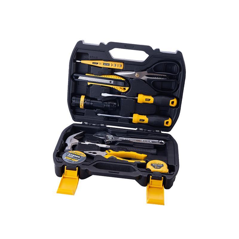 得力dl596211件套综合维修组套多功能五金工具箱手动工具套装