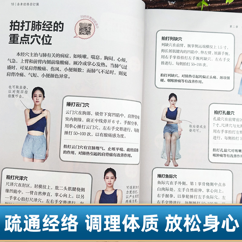 全身经络拍打操 [正版]全身经络拍打操 刘乃刚主编 拍天枢 掌心劳宫穴对准脐旁的天枢穴 先用左掌拍打 再用右掌拍打 交替高清大图