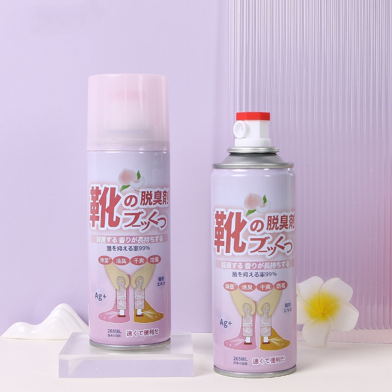 [2瓶]新包装 鞋子除臭喷雾鞋袜去脚臭鞋柜球鞋防臭杀菌除菌剂去除异味臭味神器 265ml/瓶高清大图