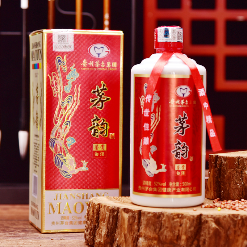 贵州茅台集团 茅韵鉴赏 52度白酒礼盒 礼品酒水500ml*6瓶整箱装