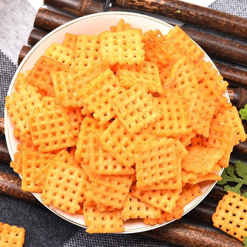 锅巴86g*3/10包8090后小时候怀旧零食烧烤麻辣锅巴多省图片