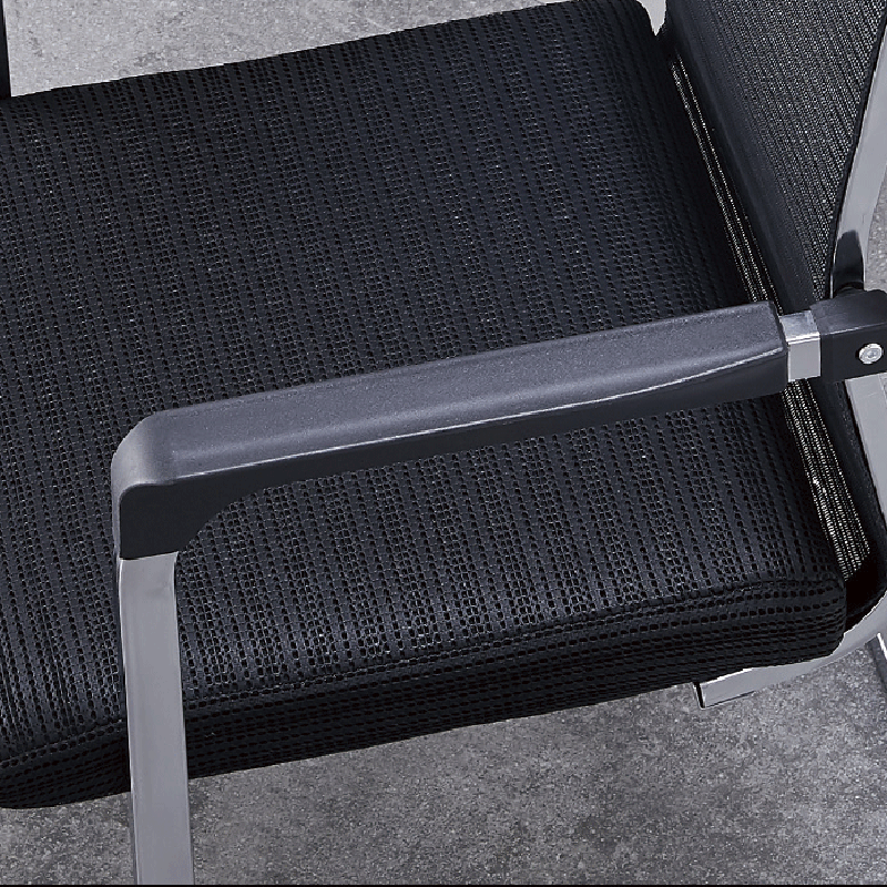 鑫金虎 弓形办公椅舒适学生宿舍电脑椅高背网布职员椅550*560*1080mm高清大图