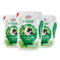 伊利低温酸奶牧场清晨原味百香果味180g*12袋爱克林风味发酵乳 随机混装（可自选）