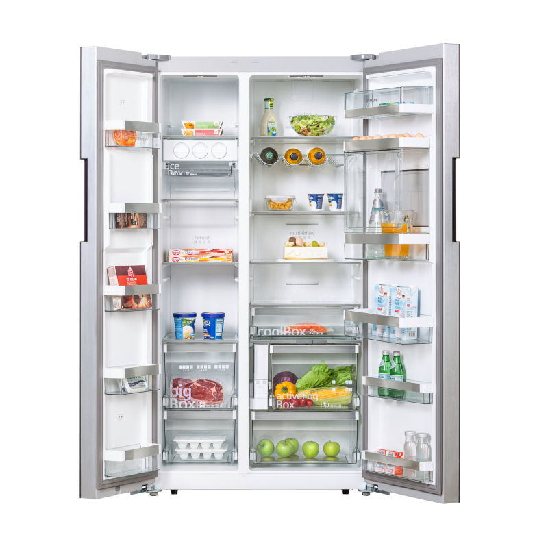 西门子 KA93NS9ATI 对开门双开门玻璃门冷藏展示柜高清大图