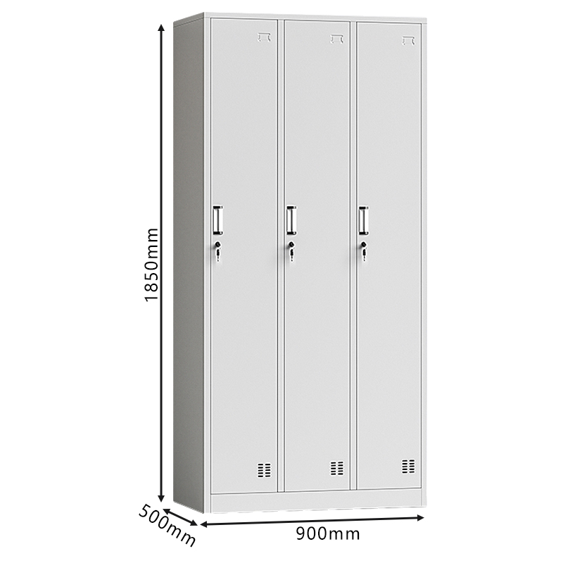 豫龙都员工储物柜三门台高清大图