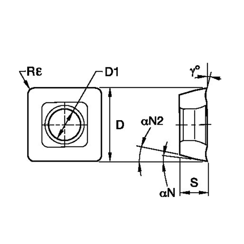 KENNAMETAL SPPX120408RHP KCU40 U钻刀片 1片高清大图