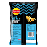 乐事(LAY'S) 薯片 大波浪铁板鱿鱼味70g袋装(休闲零食) 新旧包装交替发货