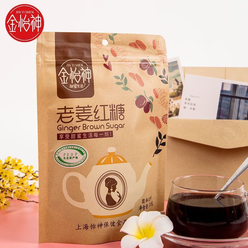 金怡神老姜红糖姜茶老姜红枣姜茶古法熬制红糖姜茶袋装320g