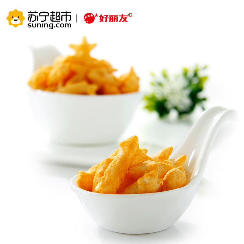 好丽友 好多鱼(蜜香鸡翅味)33g*6盒 休闲零食非油炸烘烤膨化高清大图