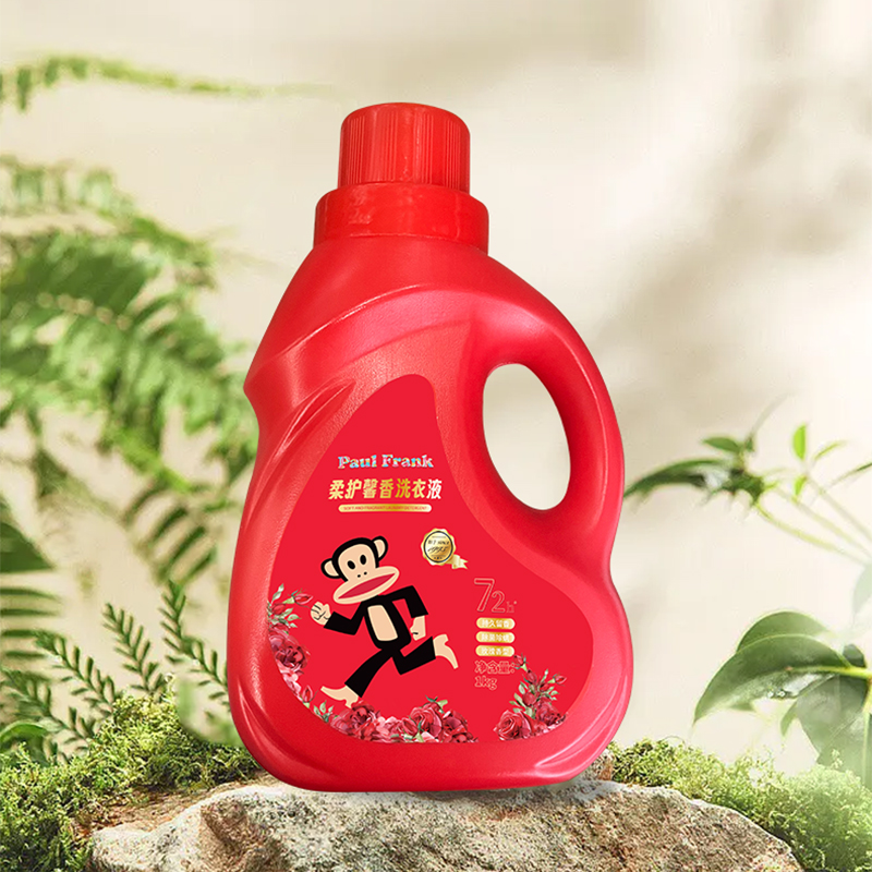 大嘴猴(Paul Frank) 柔护馨香 1KG 瓶装 洗衣液 (计价单位:瓶)高清大图