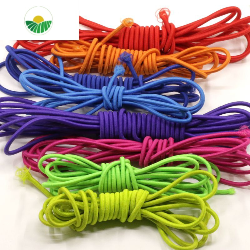 三维工匠经典细松紧带3mm弹力绳橡皮筋弹簧扣冲锋衣外套羽绒服抽绳