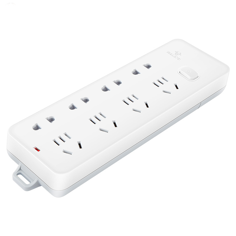 公牛bull新国标插座8位5孔插线板插排插接线板总控电源插板多米数gn