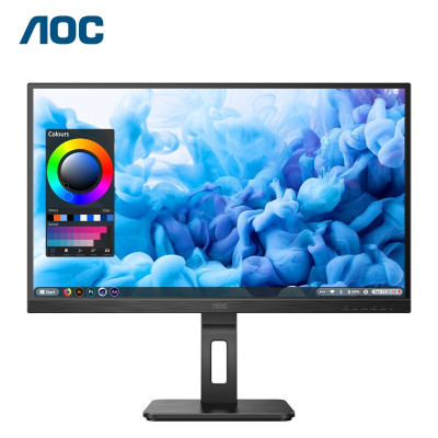 冠捷(AOC)显示器31.5寸窄边框 4K高清 双向升降旋转 type-c接口U32P2C