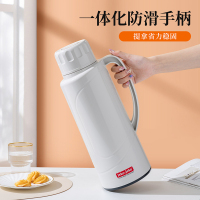 JEKO&JEKO 保温壶户外家用热水瓶暖水壶大容量开水瓶玻璃内胆保温瓶暖壶宿舍保温杯2L蓝色 SWH-1602