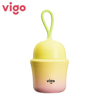 魅果（vigo）保温杯女士便捷小容量可爱小巧儿童水杯内车载保温保冷杯 香菇菇系列180ml