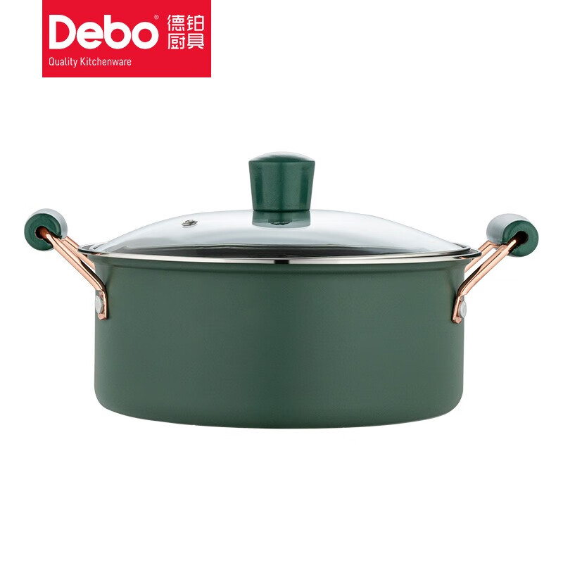 德铂(Debo)斯塔克3件套装精铁汤锅煎锅炒锅32cmDEP-835高清大图