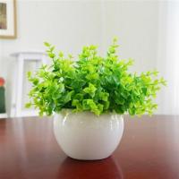 仿真绿植小盆栽景家居客厅摆设件书桌迷你装饰假花塑料假植物米兰