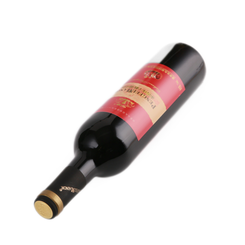 二桶带礼袋 蓬斐庄园红酒赤霞珠干红葡萄酒红色圆桶装高清大图