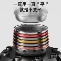 荣事达(Royalstar)316不锈钢平底锅26cm抗菌无涂层双面不粘家用牛排煎锅煎蛋煤气灶电磁炉RA12210212
